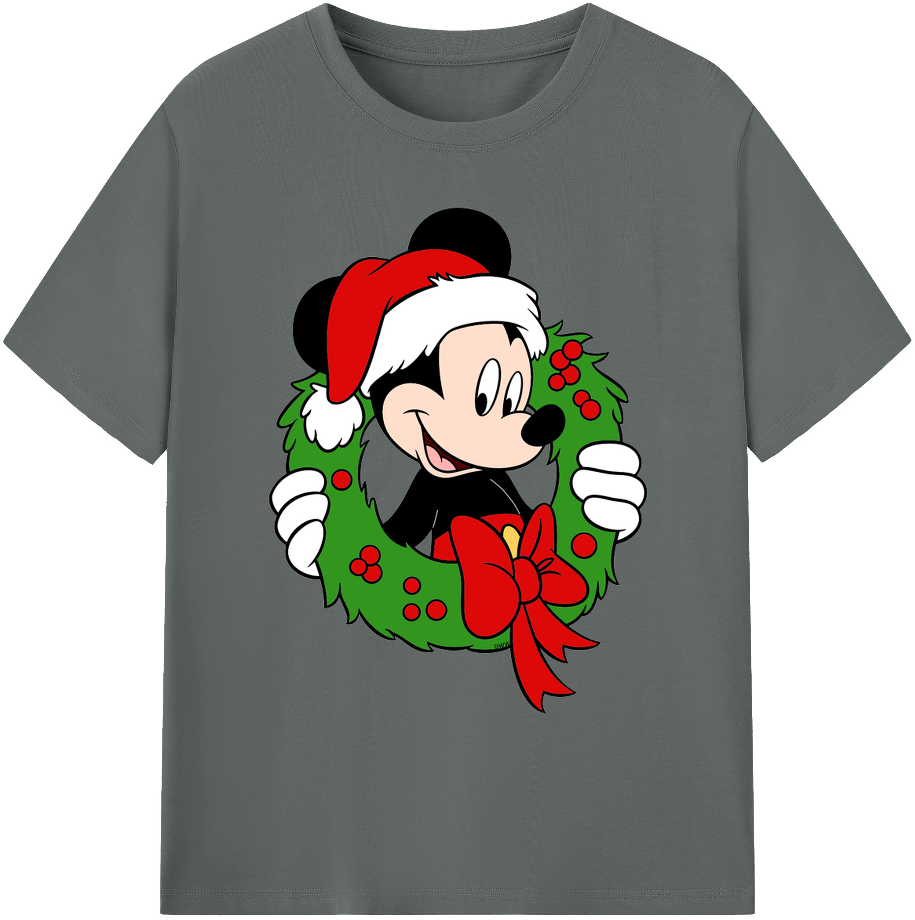 ミッキーマウス Mickey Mouse 綿100％ メンズ半袖Tシャツ｜肌触りやわらか＆通気性